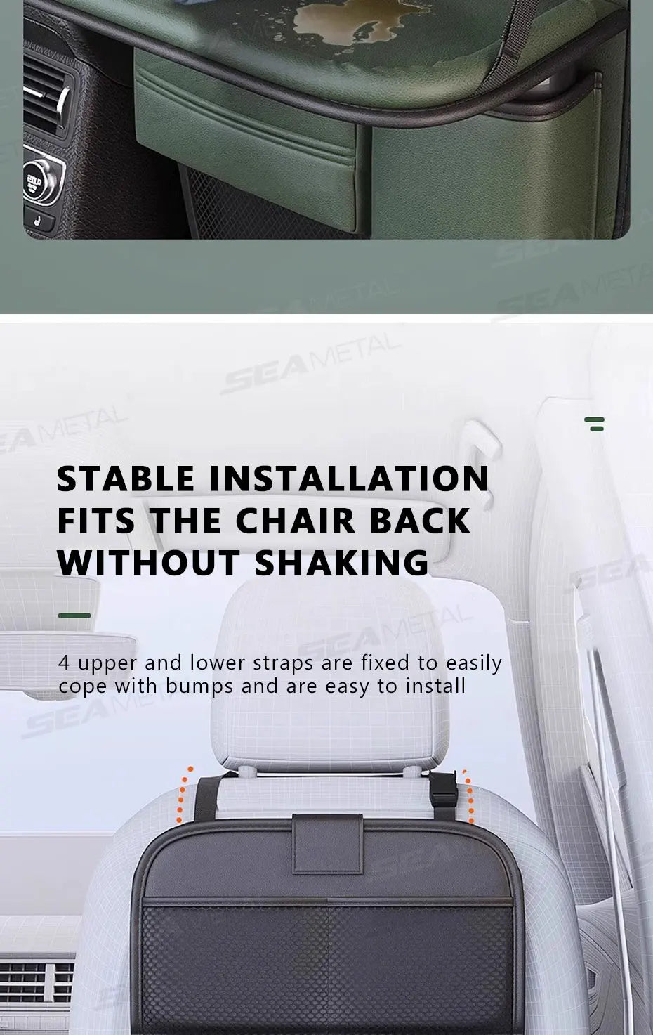 8-in-1 Car Seat Storage Bag