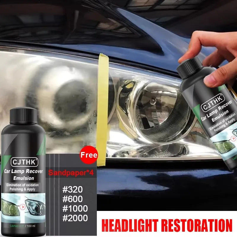 Headlight Restoration Polishing Kit
