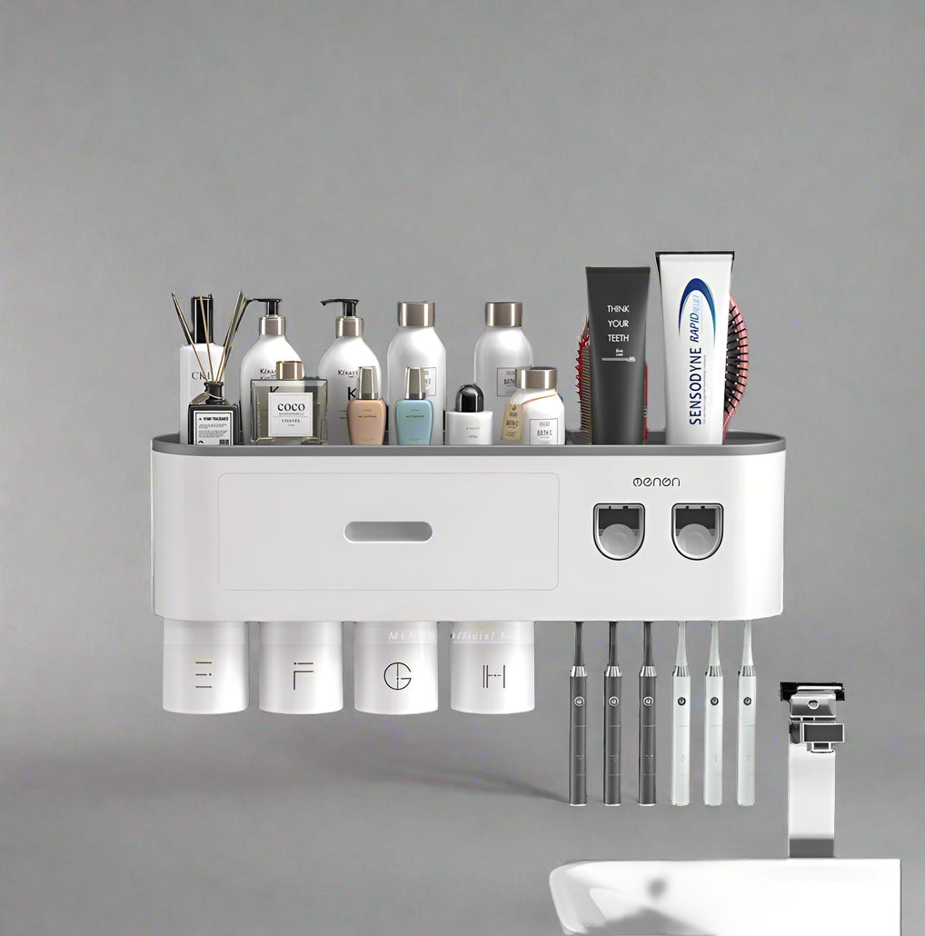 Bathroom organiser shelf