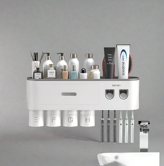 Bathroom organiser shelf