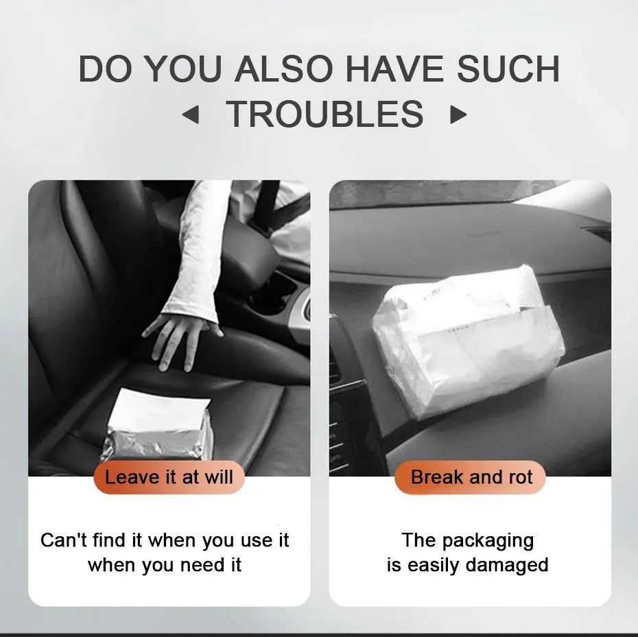 Car Sunshade Tissue Box