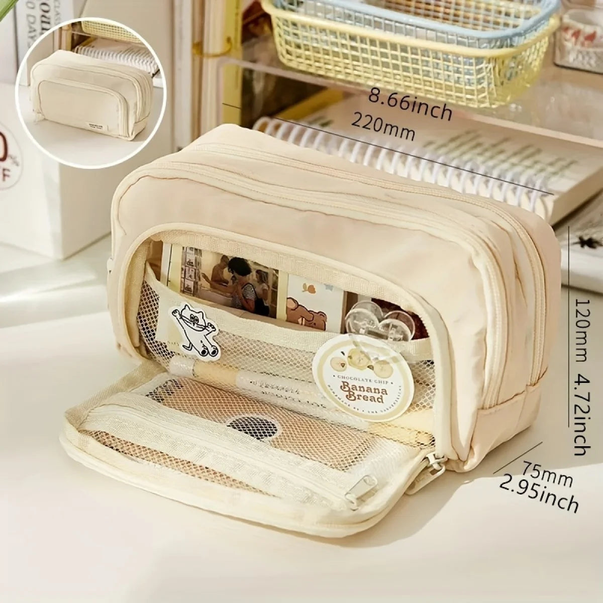 Large Capacity Pencil Case