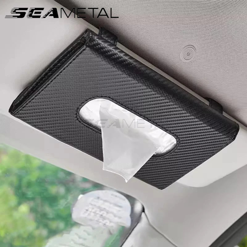 Car Sunshade Tissue Box