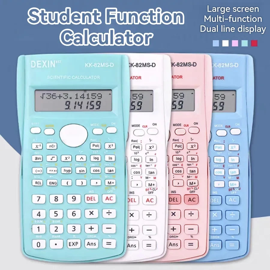 Multifunctional Scientific Calculator, Student, Simple, Portable, Big Screen Function, Stationery, School, Office Supplies