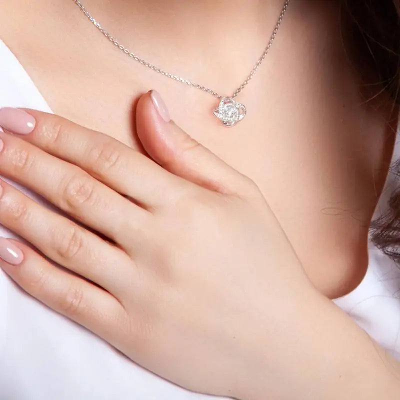 Rhinestone Necklace for Mom - Perfect Birthday, Mother's Day, and Christmas Gift from Daughter/Son