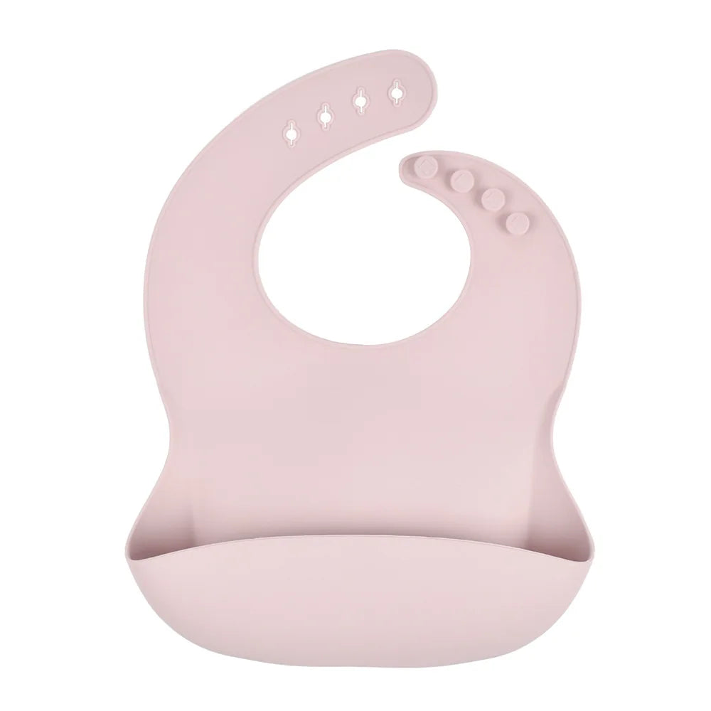 Silicone Bibs for Kids Newborn Candy Baby Feeding Tableware Waterproof Baby Bibs Toddler Breakfast Feedings