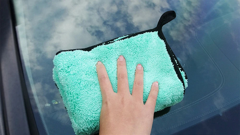 Car Coral Velvet Towel
