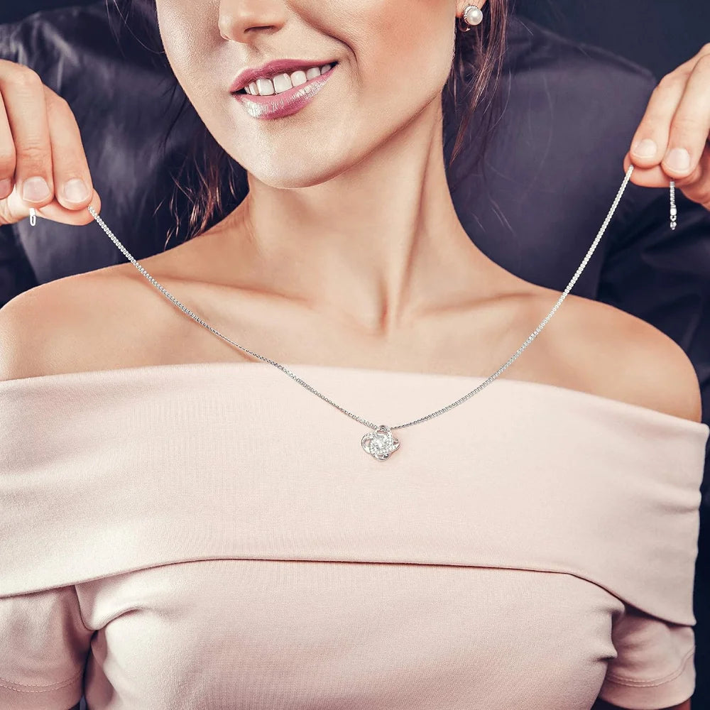 Sentimental To My Mom Necklace - Perfect Mom Gift From Daughter for Birthday, Mother's Day, Christmas - Show Your Love