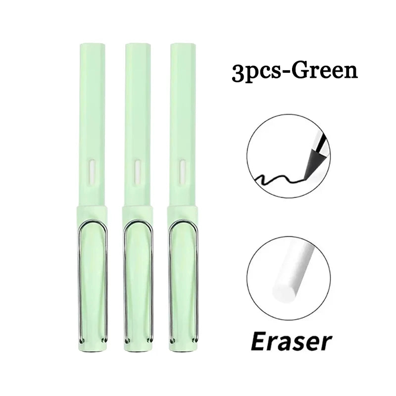1Pc Eternal Pencil Unlimited Writing No Ink Pen Pencils For Writing Art Sketch Stationery Kawaii Pen School Supplies