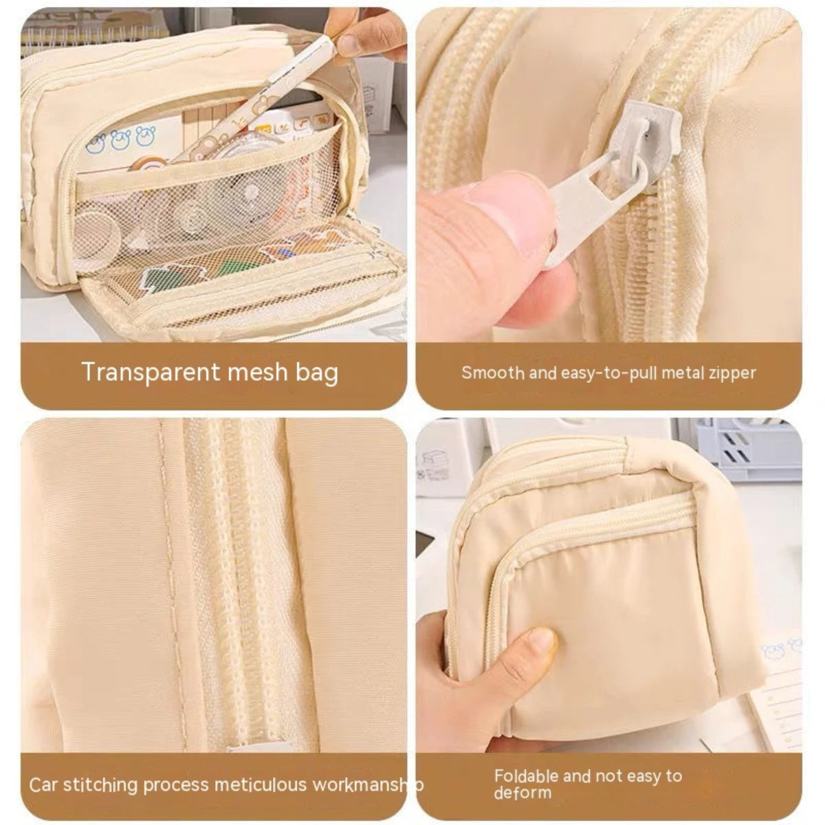 Large Capacity Pencil Case