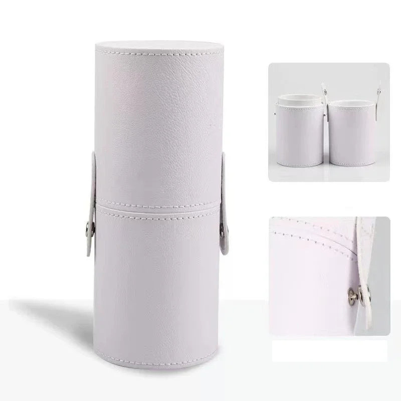 PU Leather Travel Empty Cosmetic Brushes Pen Holder Makeup Artist Bag Brushes Organizer Make Up Tools