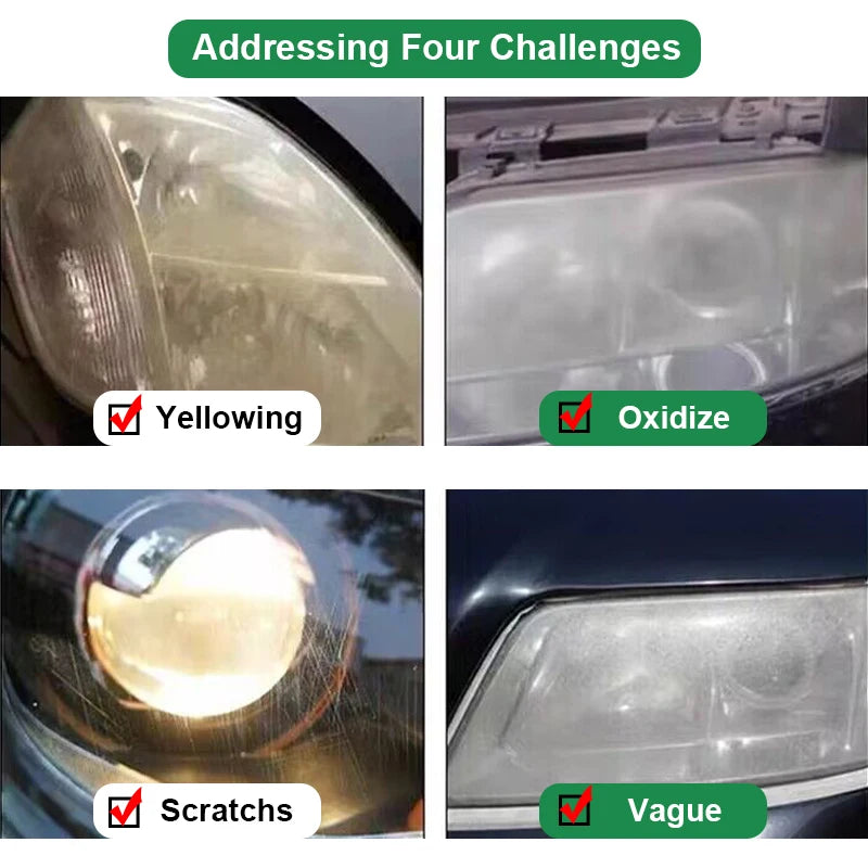 Headlight Restoration Polishing Kit