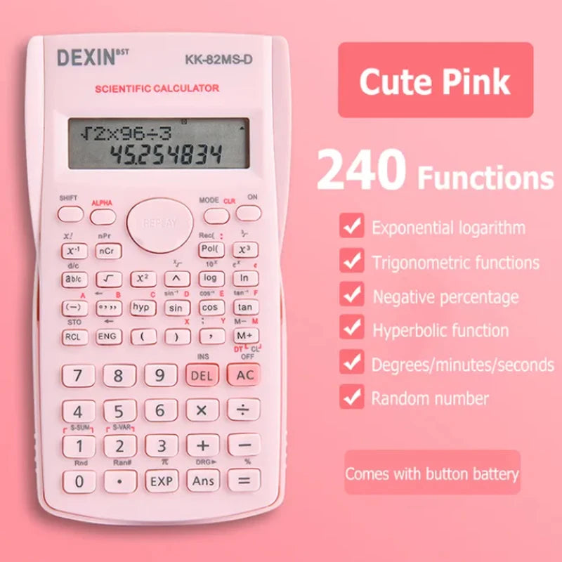 Multifunctional Scientific Calculator, Student, Simple, Portable, Big Screen Function, Stationery, School, Office Supplies