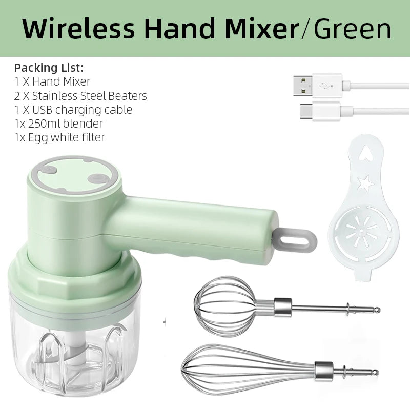 Wireless Electric Food Mixer 