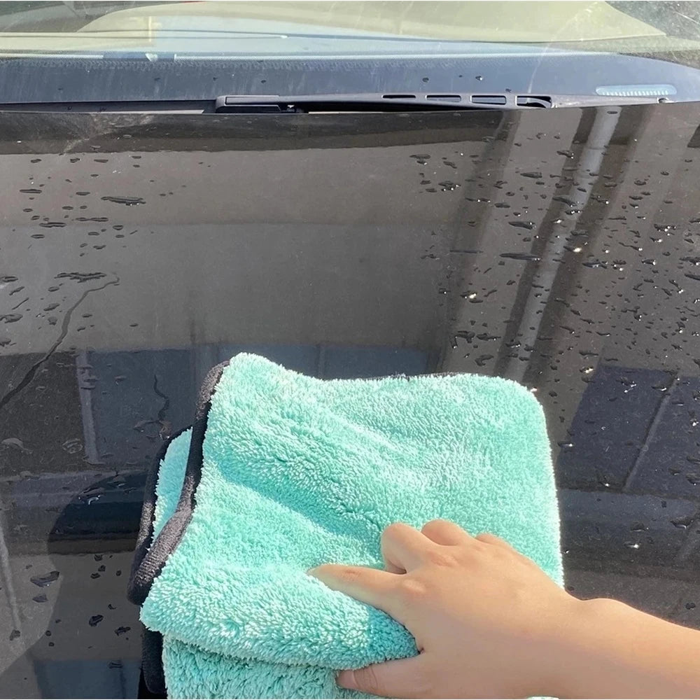 Car Coral Velvet Towel