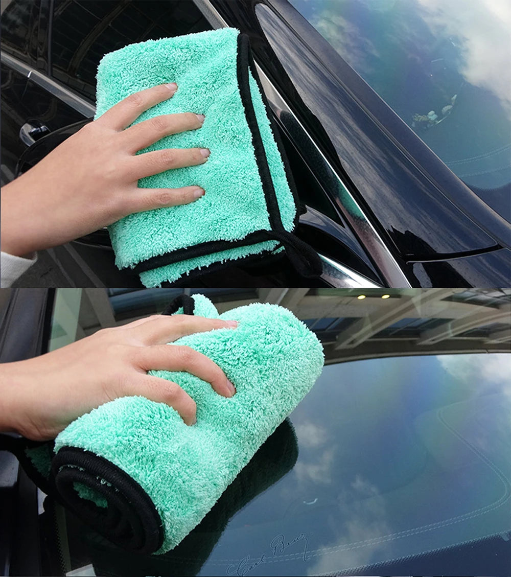 Car Coral Velvet Towel