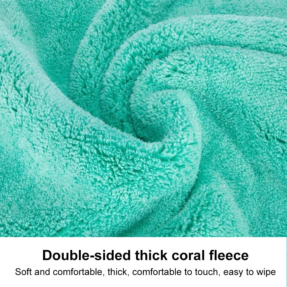Car Coral Velvet Towel