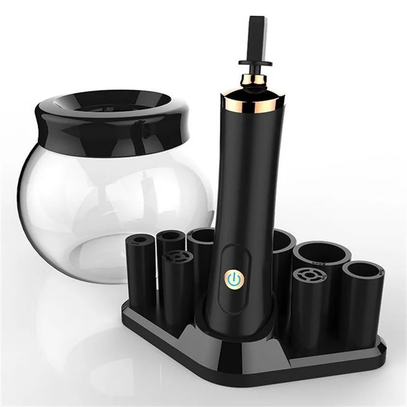 Professional 1PC Black Electric Makeup Brush Cleaner Fast Washing Drying Make up Brushes Cleaning Makeup Brush Tools