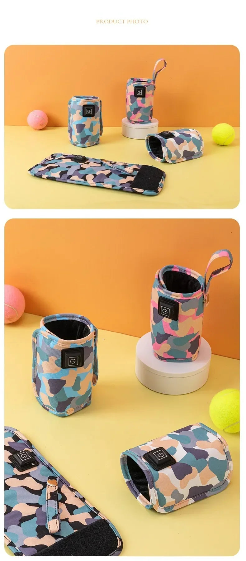 USB Milk Water Warmer Stroller Insulated Bag Baby Nursing Bottle Heater Safe Kids Supplies for Infant Outdoor Travel Accessories