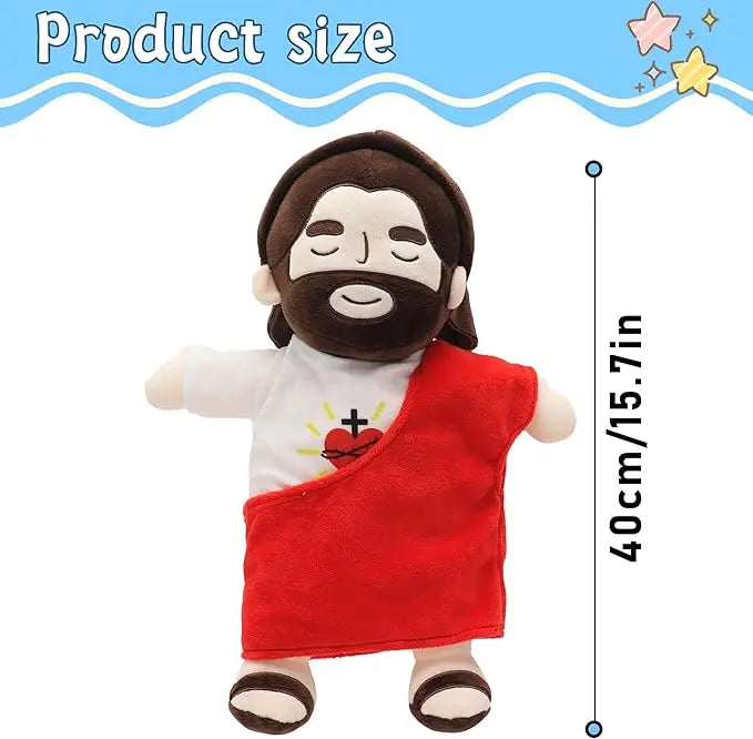 Breathing Jesus Soothing Plush Toy