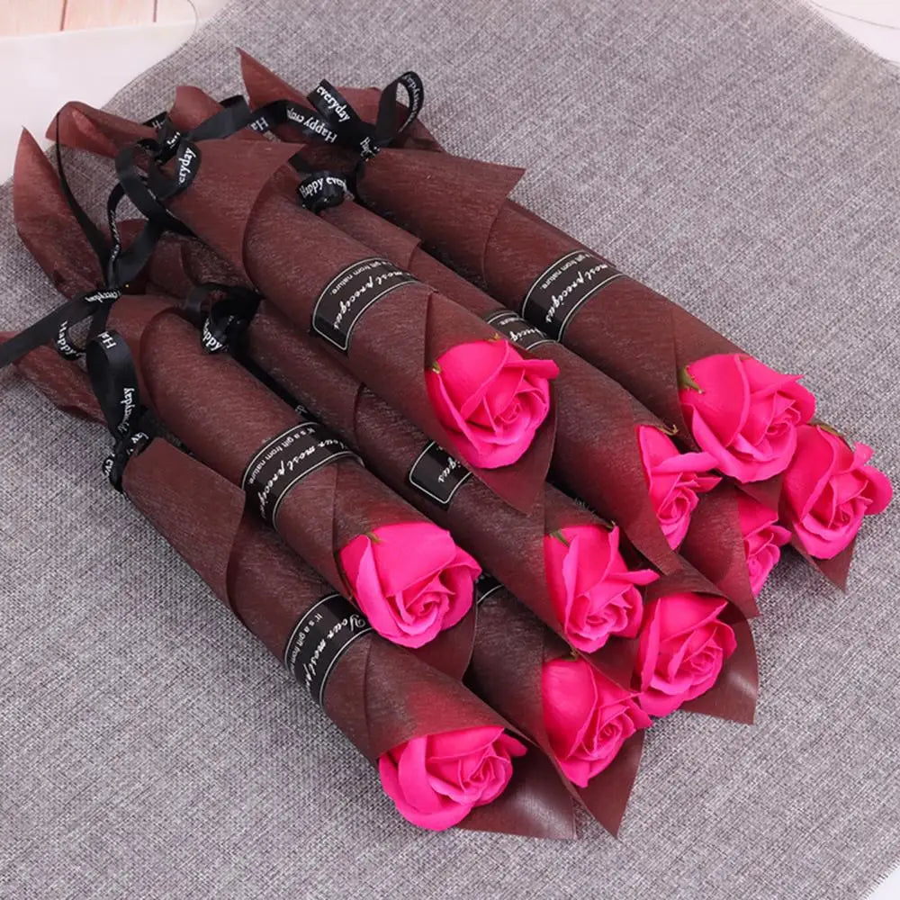 Artificial Rose Soap Flower