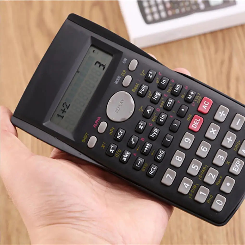 Scientific Calculator Calculation Device Multifunctional Office Accessories Outdoor Dustproof Lid Design Calculation Device