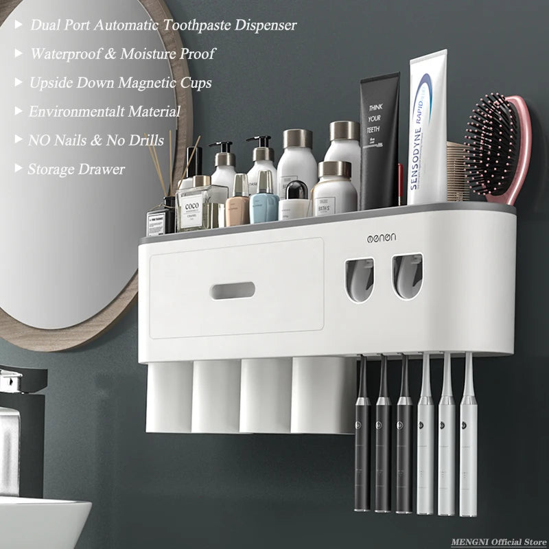Bathroom organiser shelf