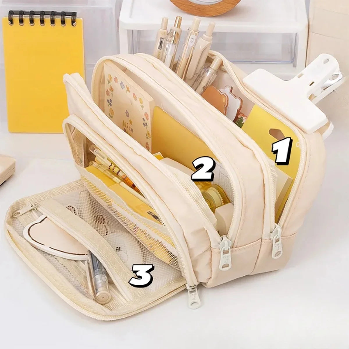 Large Capacity Pencil Case