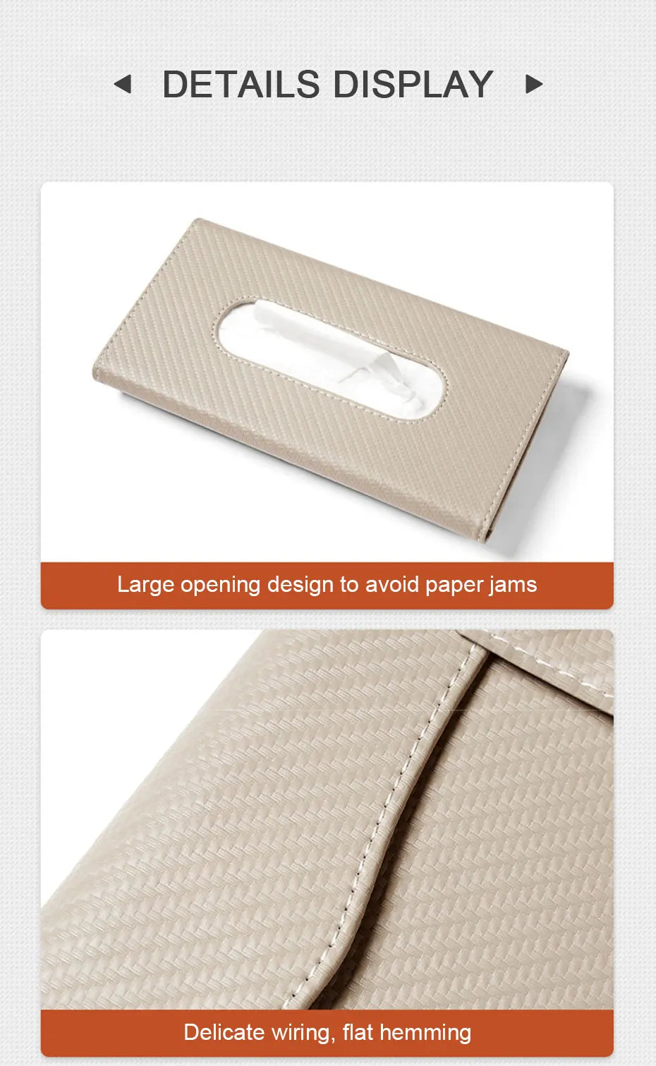 Car Sunshade Tissue Box