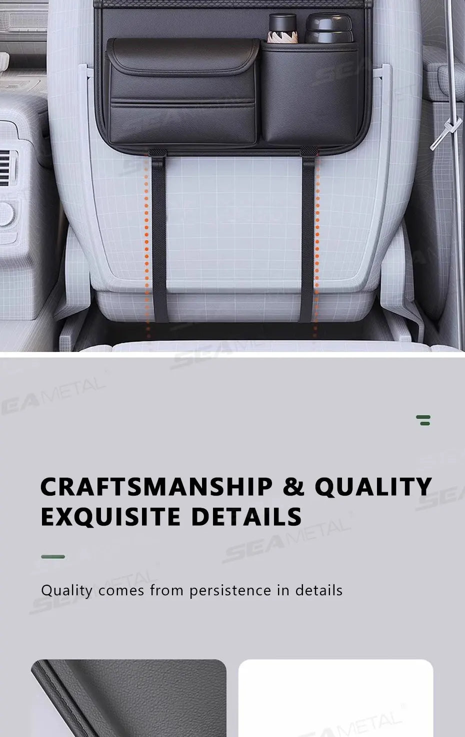 8-in-1 Car Seat Storage Bag