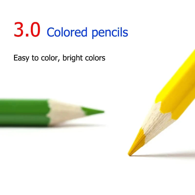 Wooden Coloured Pencils Set
