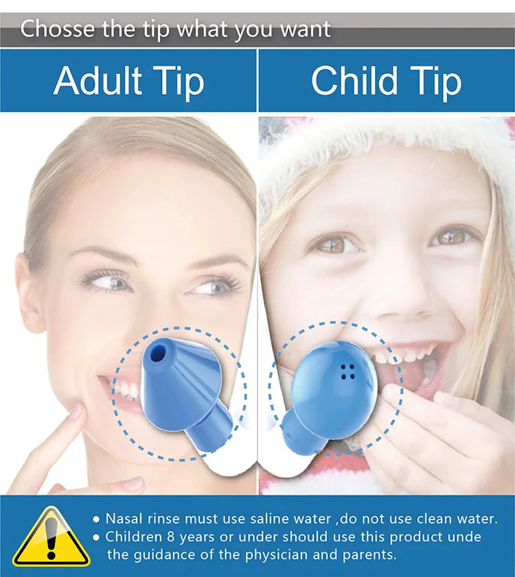 Dr.isla 300ML Nose Wash Cleaner Nasal Irrigator Rinse Bottle Nose Protector Avoid Allergic Rhinitis Adults Children Neti Pot