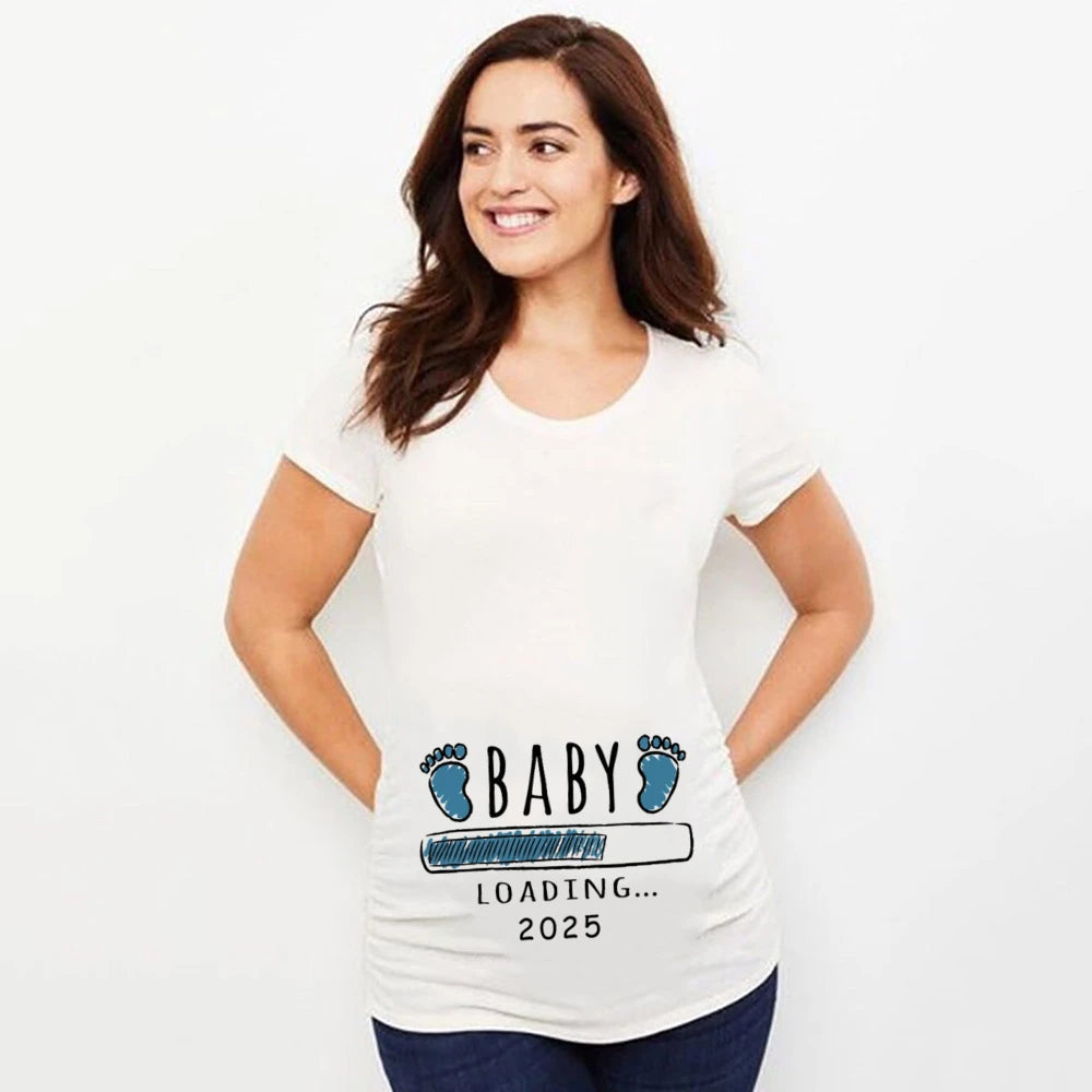 Baby Loading 2025 Maternity T-Shirt