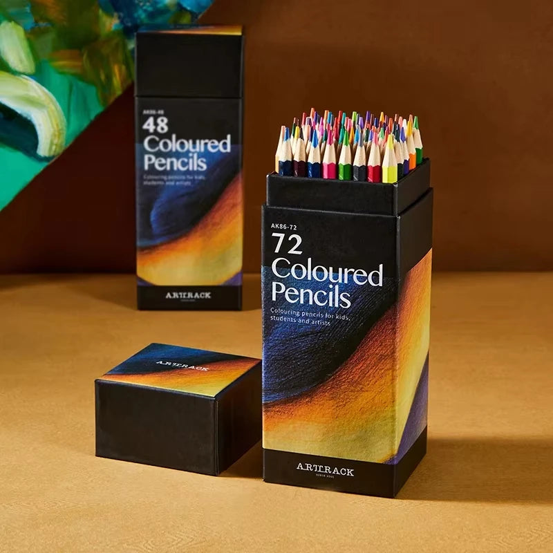 Wooden Coloured Pencils Set