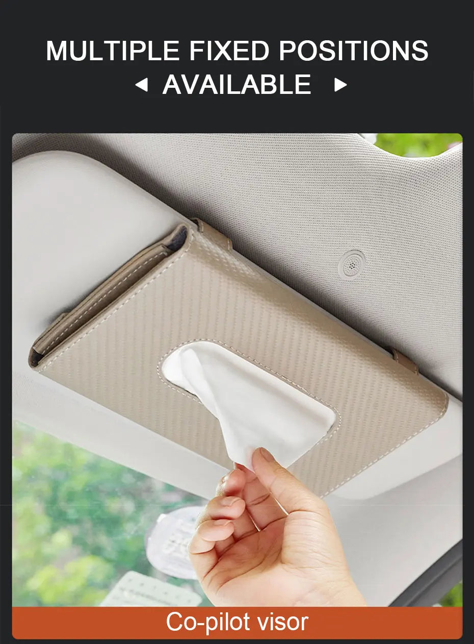 Car Sunshade Tissue Box