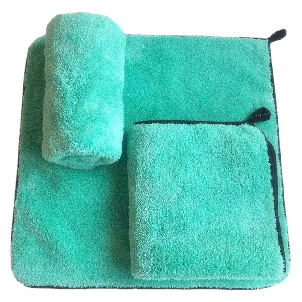 Car Coral Velvet Towel