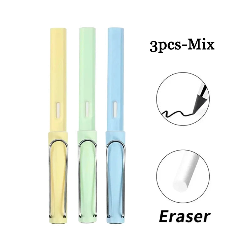 1Pc Eternal Pencil Unlimited Writing No Ink Pen Pencils For Writing Art Sketch Stationery Kawaii Pen School Supplies
