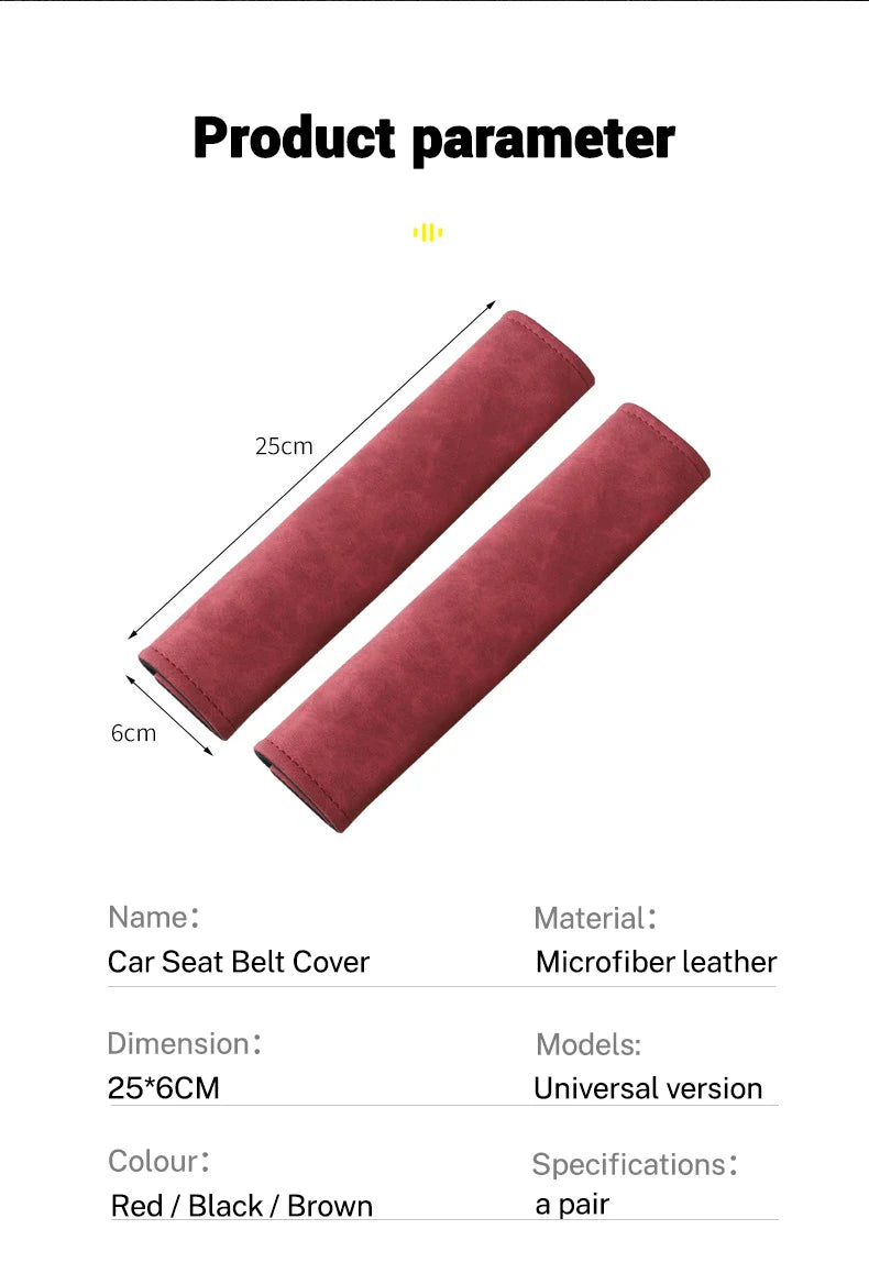 Car Seat Belt Shoulder Pads