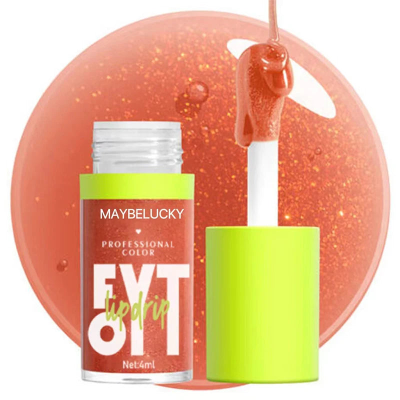 Set 6pcs Moisturizing Lip Gloss Plump Lips Clear Lip Oil Water Light Lip Glaze Hydrating Make Up Liquid Lipstick Korean Cosmetic