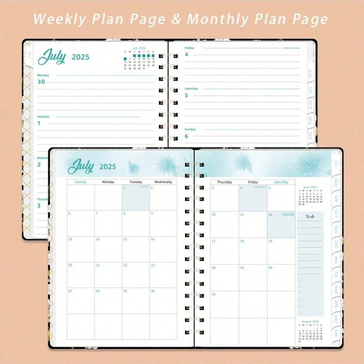 2025 to 2026 Spiral Bound Notebooks