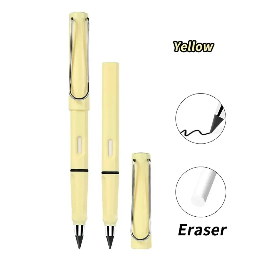 1Pc Eternal Pencil Unlimited Writing No Ink Pen Pencils For Writing Art Sketch Stationery Kawaii Pen School Supplies