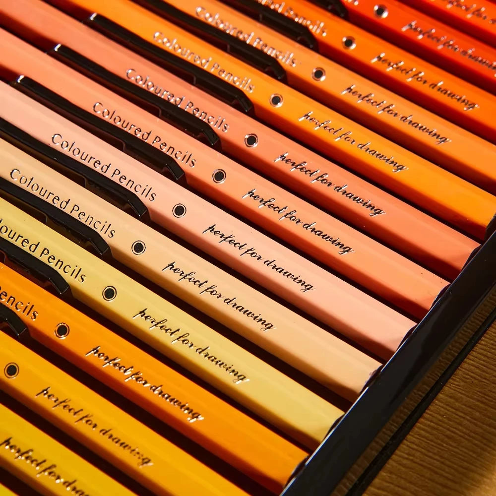 Wooden Coloured Pencils Set