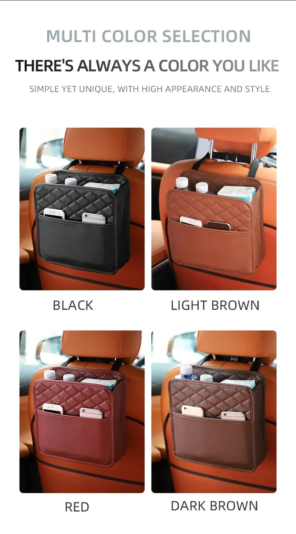 Multi-functional Car Seat Storage Bag