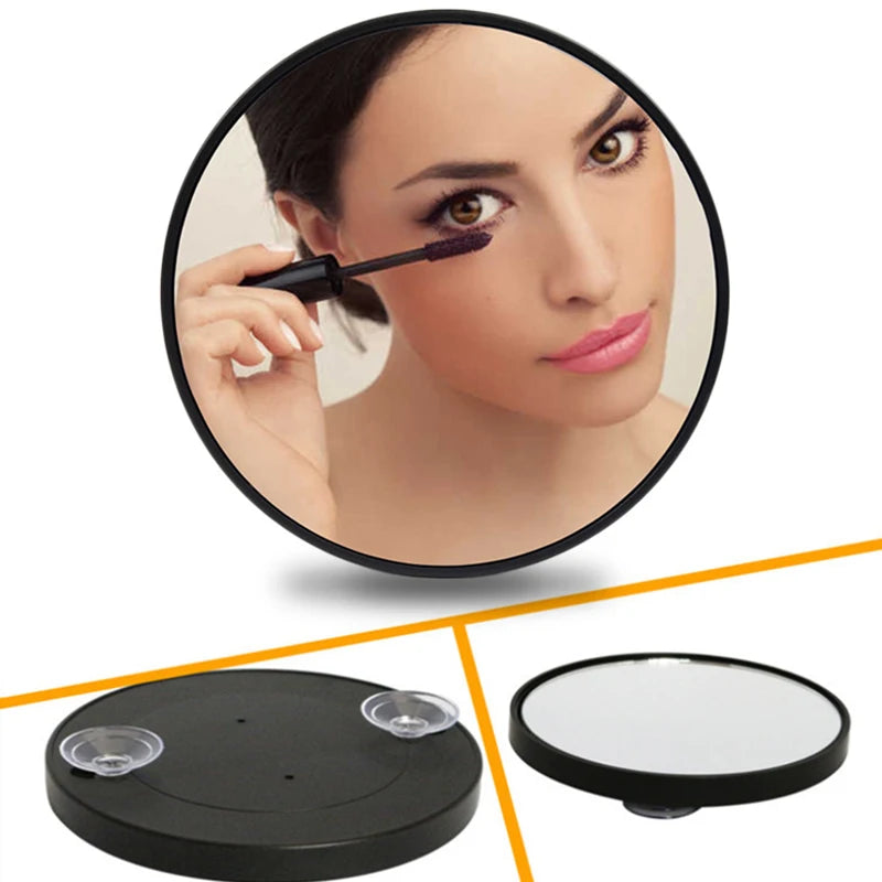 Magnifying Makeup Mirror 30x With Suction Cups Round Make Up Mirror Applying For Makeup Beauty Treatments Remove Acne Pores Tool