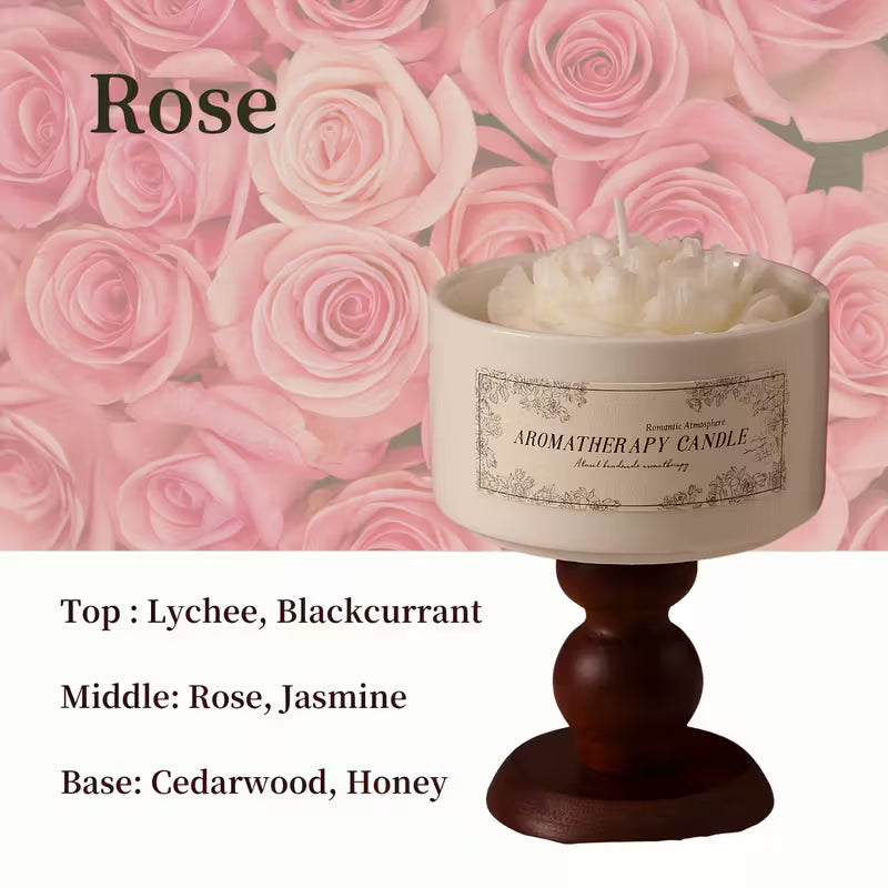 Luxurious Flower Shaped Gardenia Candle