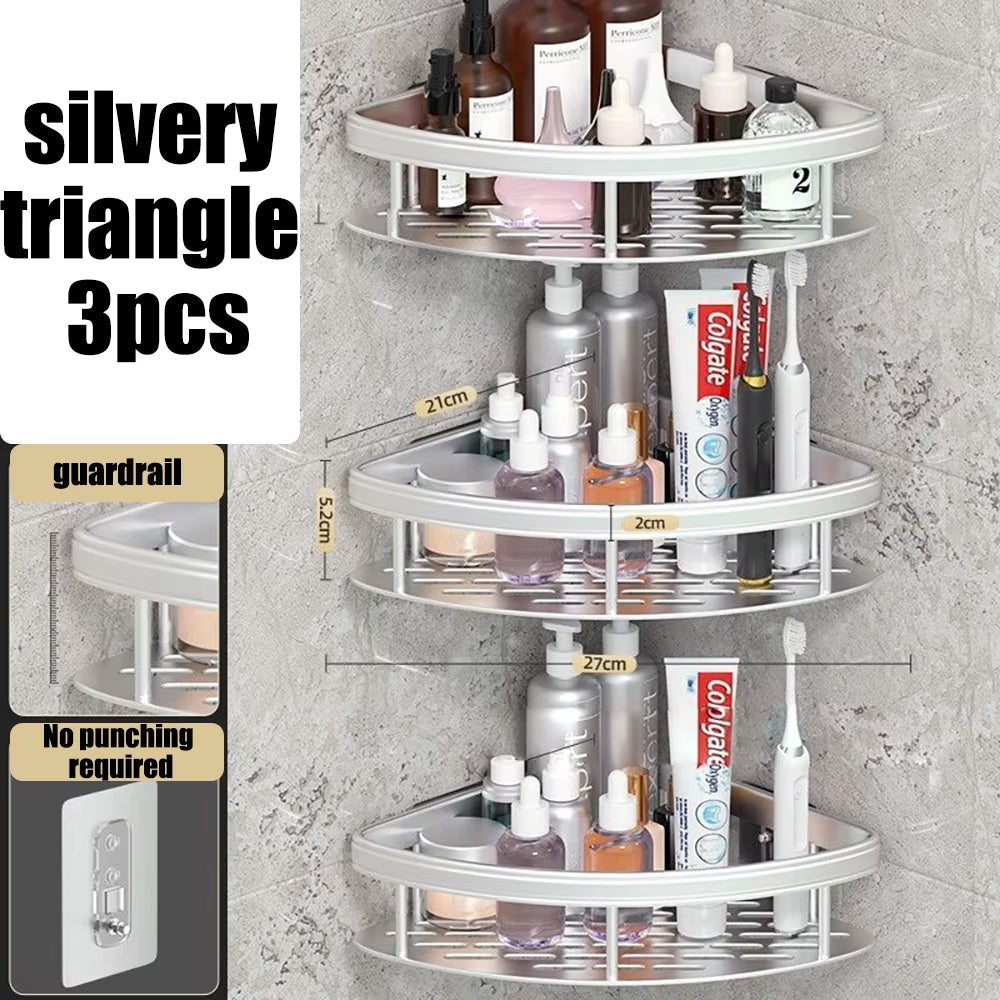 Bathroom Corner Wall Shelf 