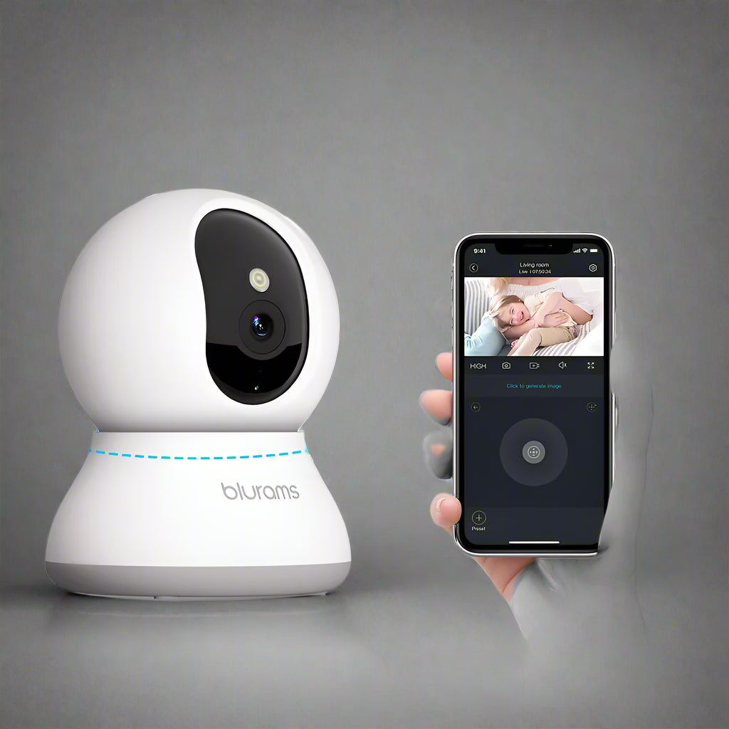 Pet Camera 2K, 360° Indoor Security Camera, Dog Camera with Phone App, PTZ Cameras for Home Security Indoor, 2-Way Audio