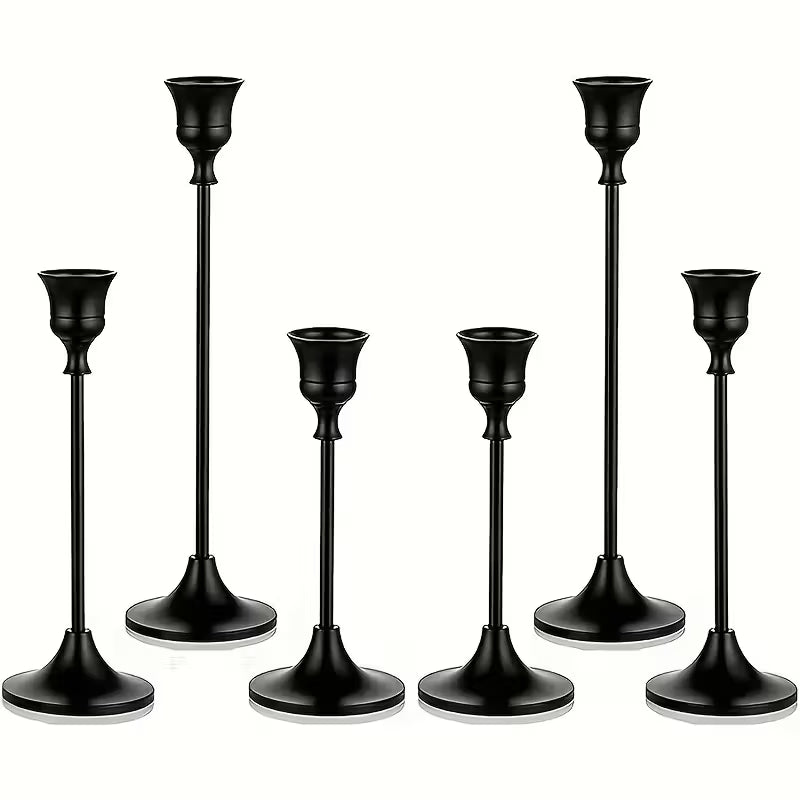 Golden Candle Holders