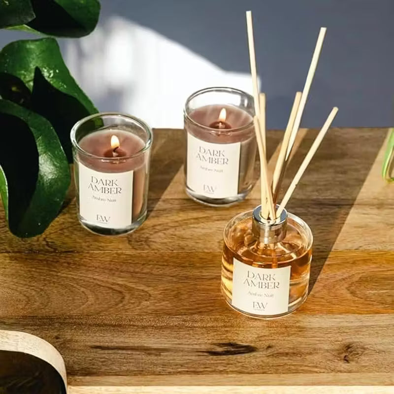 Scented Candle 50ml Reed Diffuser Gift Set