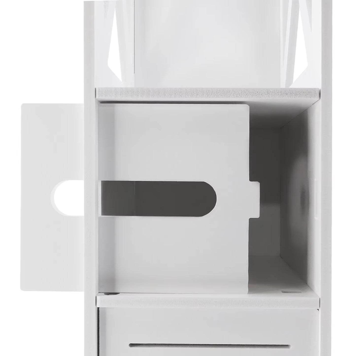 White Bathroom Floor Cabinet